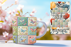 Dynamic 15oz Mug Wrap Png Artwork , Patchwork Product Image 1