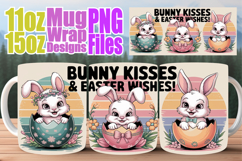 Enchanting thoughts sublimation mug wrap, Easter Product Image 1