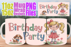 Cheerful journeys 11oz 15oz sublimation wrap, Birthday Girl Product Image 1