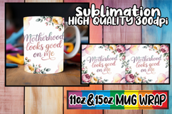 Luminous thoughts 11oz 15oz sublimation wrap, Mother's Day Product Image 1