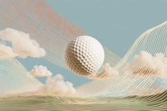 Abstract Golf Art Background Product Image 1