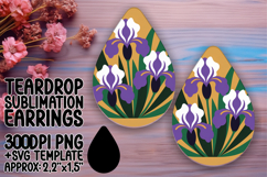 Charming Teardrop Design for DIY , Flowers Product Image 1