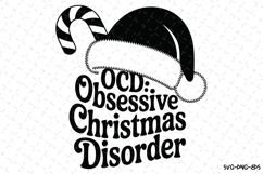 Obsessive Christmas Disorder Svg | Christmas Svg | Svg File Product Image 1