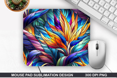 Flowers Mouse Pad Sublimation, Summer Mouse Pad PNG Product Image 1