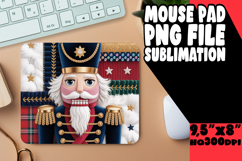 Joyful Mouse Mat Design Sublimation, Holiday Pets Product Image 1