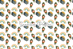 Lucky Leprechaun Seamless Set - Leprechaun &amp; Clovers Product Image 6