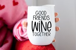 Good friends wine together SVG Product Image 2