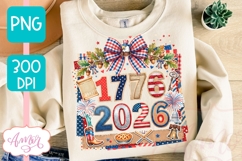 USA 250 Years Anniversary Sublimation, Patriotic shirt PNG Product Image 2