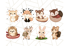 Camping Animals PNG Forest Critters Campfire Adventure Product Image 2