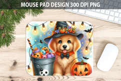 Watercolor Dog Mouse pad Sublimation - Animal PNG Design Product Image 1