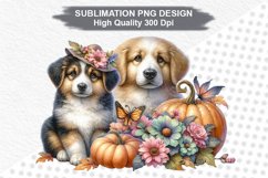 Halloween Dog - Halloween clipart Sublimation PNG Design Product Image 1