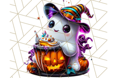 Spooky Café Cuties Halloween PNG Clipart, Holiday Elements Product Image 2