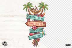 Summer Tropical Signspots Png Sublimation - Summer Clipart Product Image 1