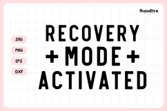 Funny Hangover Kit Saying SVG | Recovery Mode Activated Product Image 3