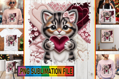 Cozy TSHIRT Art Ideas PNG, Valenines Animals Product Image 1