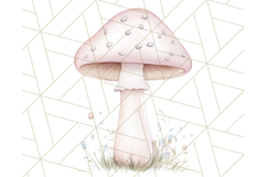 Pastel Blue Fairy Garden Clipart, Enchanted Cottagecore Png Product Image 2