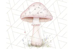 Pastel Blue Fairy Garden Clipart, Enchanted Cottagecore Png Product Image 2