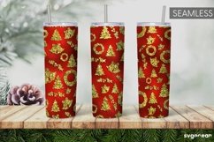 Christmas Glitter Tumbler Sublimation | PNG Bundle | Tumbler Product Image 11