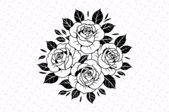 Rose Svg Design | Flower Svg | Svg Cut File Product Image 1