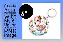 Chic Keychain Circle Design Template , Animals Product Image 1