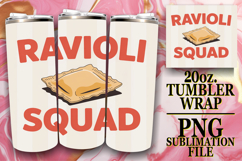 RADIANT DAYS 20oz TUMBLER WRAP, Retro Food Product Image 1