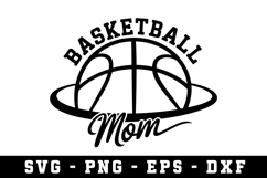 Basketball Mom Svg |Basketball SVG Cut files | Cricut Product Image 1
