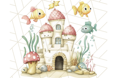 Under the Sea Nursery Clipart, Ocean Animals PNG Product Image 2