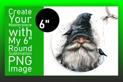 Enchanted Escapade: Gnome Circle Design Sublimation PNG Product Image 1