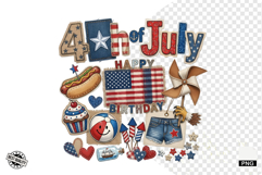 Patriotic Sublimation Design PNG Product Image 1