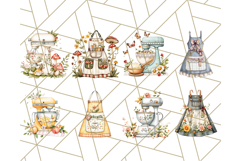 Cottagecore Kitchen Mixer, Apron PNG Clipart, Retro Floral Product Image 6