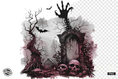 Vintage Old Halloween Clipart Product Image 1