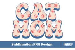 American Cat Mama Papa 4th of July USA Paw DTF PNG Bundle Product Image 4