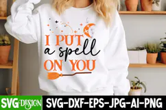 I Put a Spell On You Svg Design,Halloween Svg Design Product Image 3