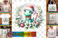 Unique PNG Designs for Gifts, Cute Dino Product Image 1