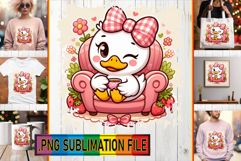 LUMINOUS TOTE BAG Art Ideas, Cute Goose Product Image 1