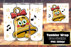 VIBRANT 20oz Tumbler Artwork , Cute Christmas Product Image 1