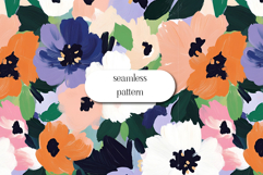 Colorful Abstract Floral Seamless Pattern Product Image 1