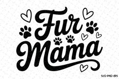 Fur Mama Svg | Svg Cut Files | Digital Download Product Image 1