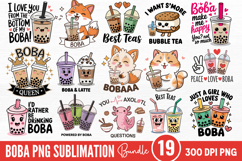 Boba Sublimation Bundle PNG Product Image 1