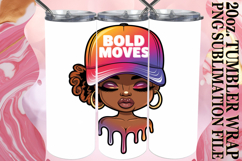 GIFT OF CHEER 20oz TUMBLER WRAP, Black Woman Product Image 1