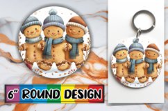Gingerbread Man Holiday Mug Design Keychain Wrap Product Image 1