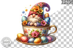 Easter Gnome Sublimation - Clipart PNG Design Product Image 1