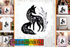 Sweet TOTE BAG Design Ideas PNG, Flower Animals Product Image 1