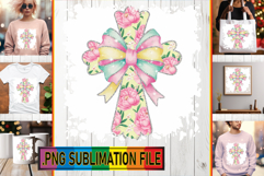 Cheerful TSHIRT Magic PNG, Flower Cross Product Image 1