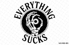 Everythings Sucks Svg | Halloween Svg | Svg Cut Files Product Image 1