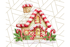 Peppermint Candy Cane Clipart PNG, Christmas Sweet Street Product Image 2