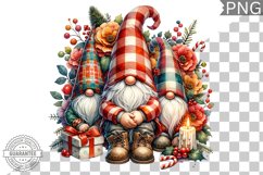 Christmas Gnome Sublimation - Clipart PNG Design Product Image 1