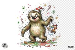 Whimsical Christmas In July Animals Clipart Product Image 1