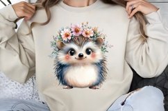 Watercolor Boho Woodland Animals Clipart PNG Product Image 1