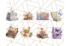 Cottagecore Butterfly and Book PNG Clipart Reading Elements Product Image 6